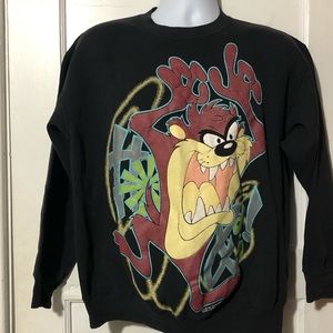 VTG Warner Bros 1993 Taz Devil Sweatshirt Crewneck